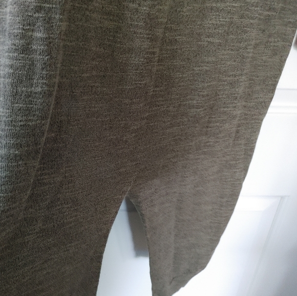 Backdrop Khaki Green Long Duster Cardi ~ Size L - Picture 9 of 12